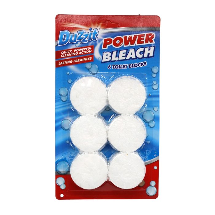 Таблетки для зливного бачка Duzzit Power Bleach 6 шт